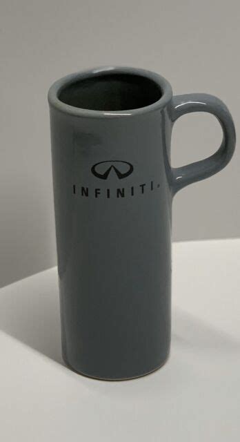 Infiniti Tall Skinny Ceramic Coffee Mug Great Condition Ebay
