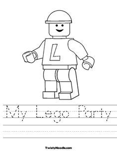 favor bags lego coloring pages  printable coloring pages