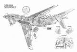 Cessna Cutaway Drawing Coloring Citation Template sketch template