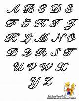 Cursive Alphabet Buchstaben Schablone Alphabets Yescoloring Handwriting Ausdrucken Schablonen sketch template