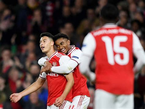 Arsenal Vs Standard Liege Gabriel Martinelli Dazzles In Gunners Rout