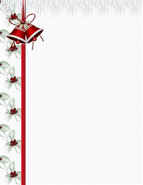 christmas   stationery template downloads stationary