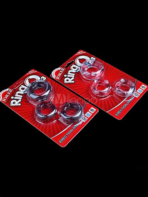 Triple Cock Ring Set 3 Piece Sex Toys For Male Halloween