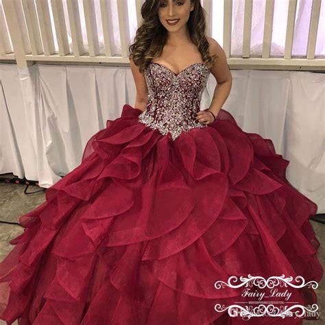 2018 Tiered Cascading Ruffles Quinceanera Dresses Pageant