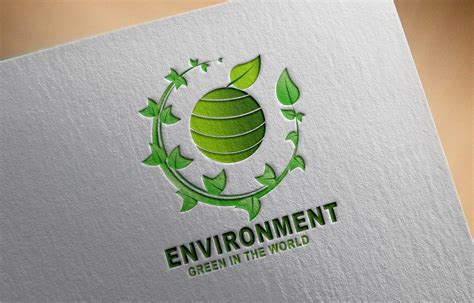 photoshop nature  environment logo design graphicsfamily