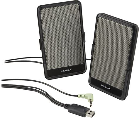 buy usb powered portable speakers pair black ns pltpsp