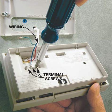 install  thermostat  family handyman