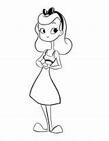 Outline Girl Clipart Woman Retro Cliparts Cartoon Clip Library Drawings Deviantart sketch template