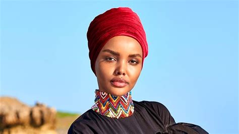 halima aden is the first model to wear burkini in sports illustrated swimsuit issue allure