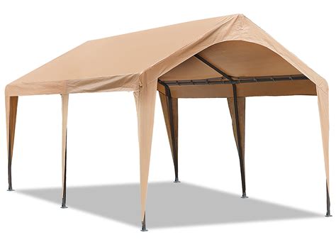 buy abba patio  ft heavy duty carport car canopy portable garage boat shelter  fabric