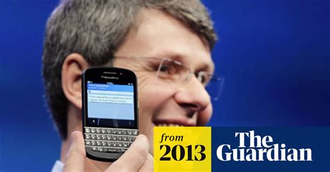 blackberry shares fall sharply after smartphone maker posts shock loss