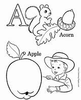 Coloring Pages Alphabet Abc sketch template