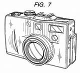 Camera Drawing Digital Patents sketch template
