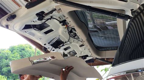 rear tailgate  panel removal chevrolet trailblazer   youtube