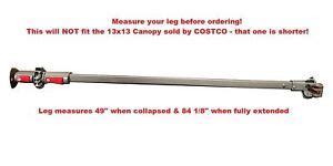 canopy replacement parts entire leg  coleman  instant eaved ebay