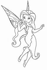 Tinkerbell Disney Coloring Pages Choose Board Fairy sketch template