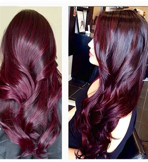 deep rich wine hair color ️ burgundy hair organic hair color hair color