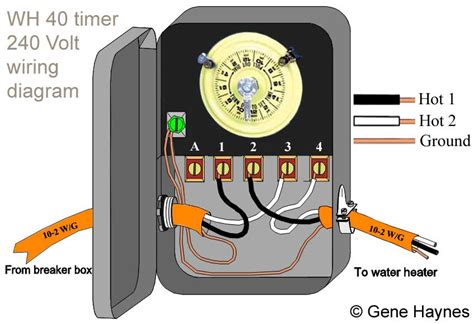 diagram  volt wiring diagram timer mydiagramonline