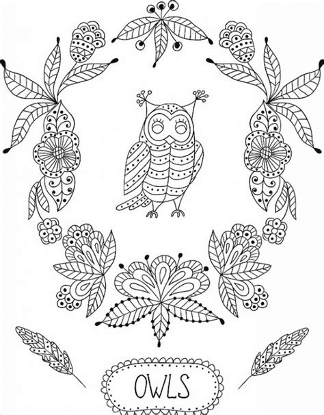 owl coloring pages  ai