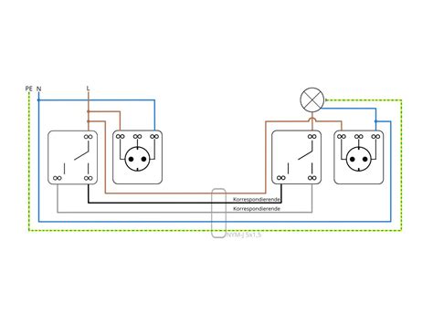 schaltplan elektrische wechselschaltung wiring diagram