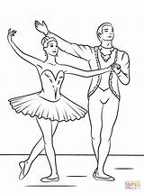Ballet sketch template