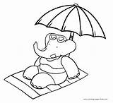 Coloring Pages Babar Cartoon Character Color Printable Kids Sheets Found sketch template