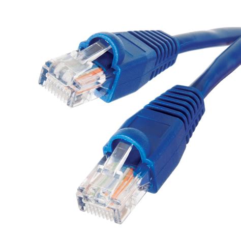 commercial electric  ft cate ethernet cable blue    home depot