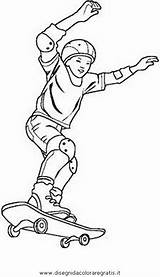Skateboard Skater Malvorlage Verschiedene Sportarten Beste Kategorien sketch template
