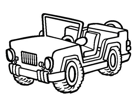 safari jeep coloring page  getcoloringscom  printable