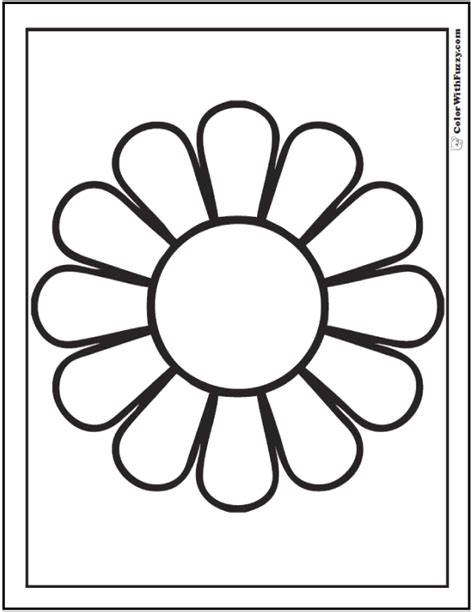 daisy coloring pages  customizable pdfs