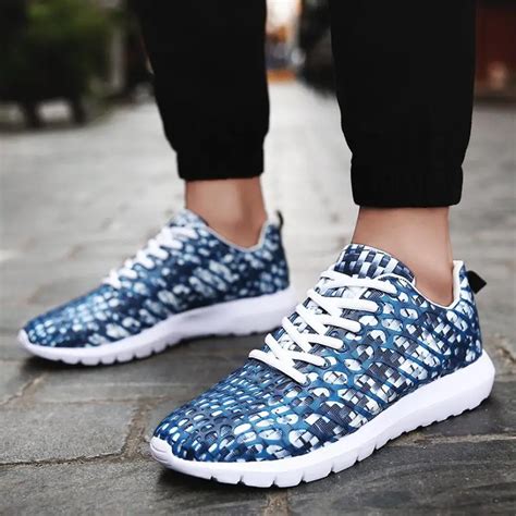unisex women men sneakers sports running breathable lace  shoes mesh