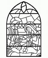 Coloring Stained Glass Pages Medieval Popular Window sketch template