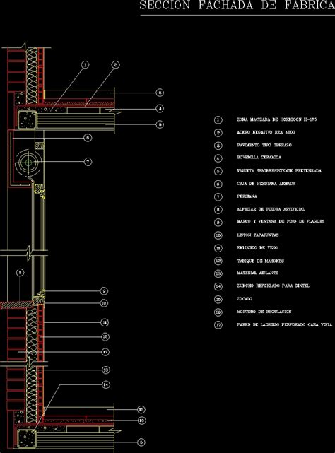 detail wall section  flat slab dwg section  autocad designs cad
