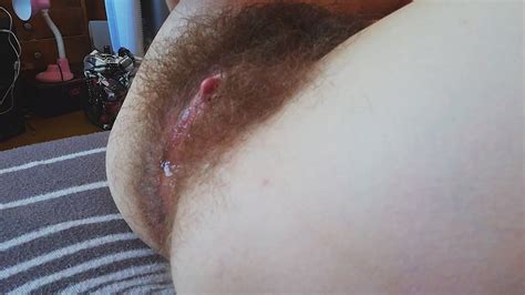 super hairy big clit pussy close up side view orgasm with