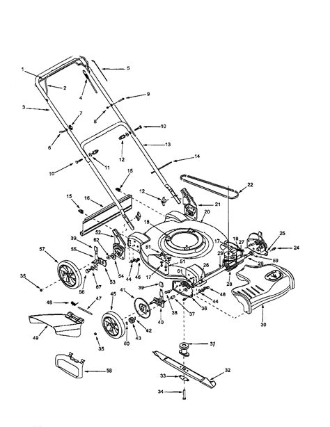 bolens lawn mower parts model 12a264l163 sears partsdirect