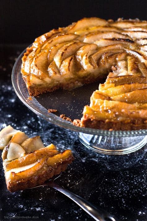 french pear tart recipe  mediterranean dish