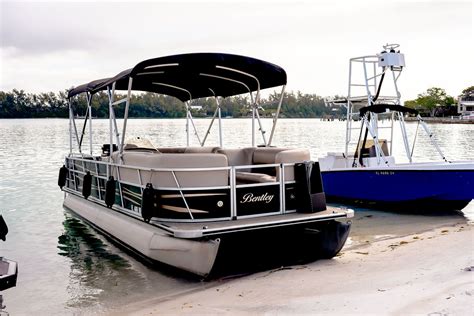 hour  bentley pontoon  double bimini ho watersportz reservations