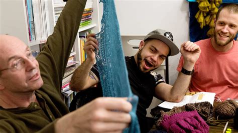 trading the noisy gay bar scene for the knitting circle the new york