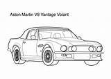 Coloring Aston Martin V8 Vantage Pages Super Car Cars Kids Db5 4kids Printable Choose Board sketch template