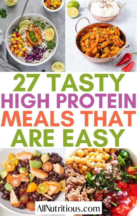 easy high protein meals thatll fill    nutritious