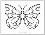 Onelittleproject Carle Eric Monarch sketch template