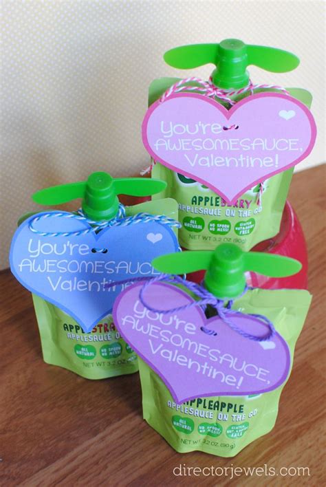 youre awesomesauce valentine  candy classroom valentine idea