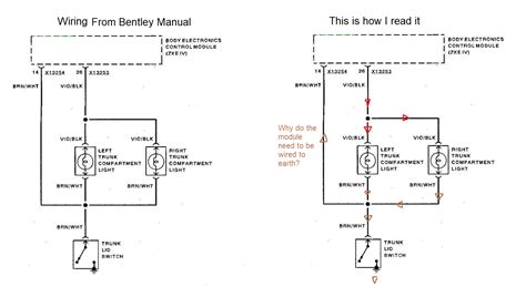 wiring    car body ecu module   share  ground   circuit  monitors