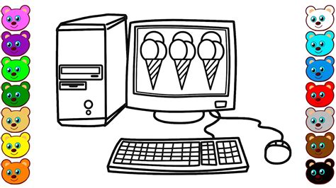 ideas  coloring computer coloring pages  kids