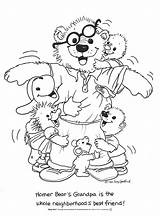 Coloring Suzy Suzys Bears Hugs Hello sketch template