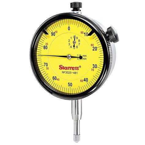 starrett   dial indicator range mm dial reading   dial