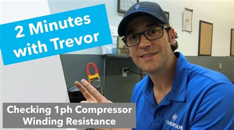 checking winding resistance   ph scroll compressor skilled trade