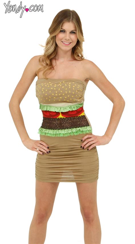 Sexy Hamburger Costume Hamburger Halloween Costume Sexy Burger