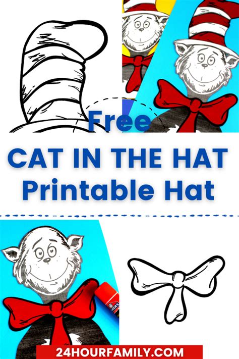 cat   hat hat  printable hat hourfamilycom