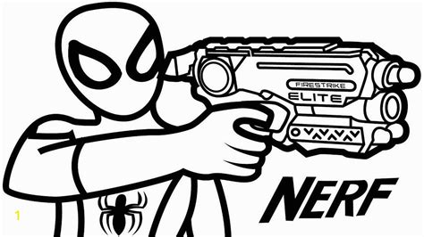 nerf coloring coloring pages